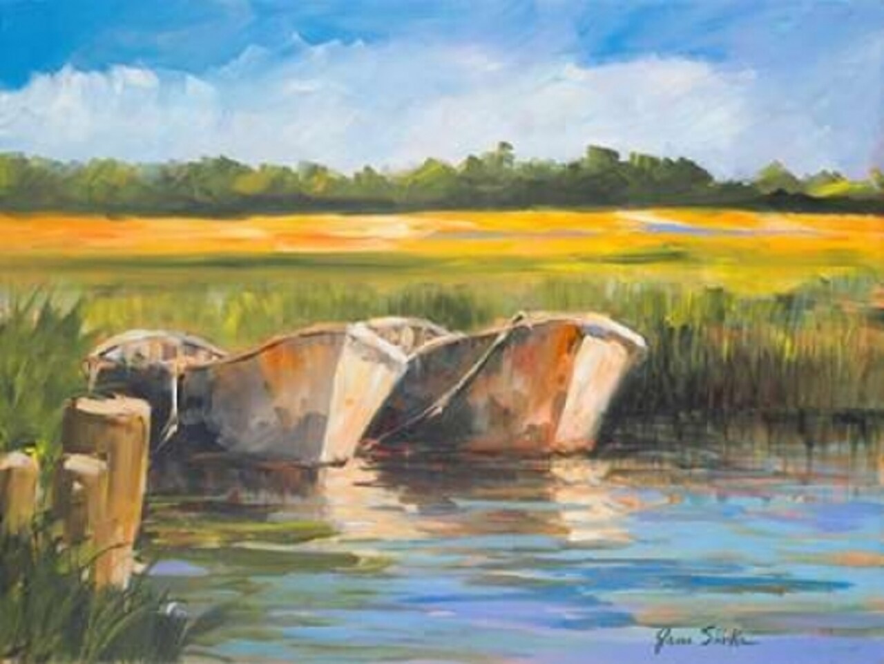 Day on the Lake Poster Print by Jane Slivka - Item # VARPDX8647